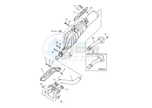 XT E 600 drawing EXHAUST