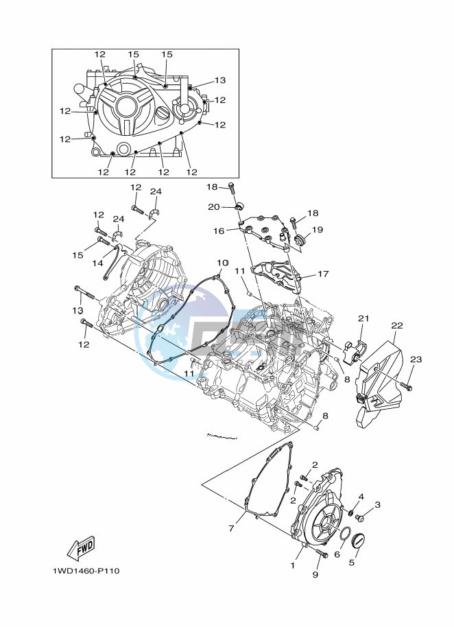 CRANKCASE COVER 1