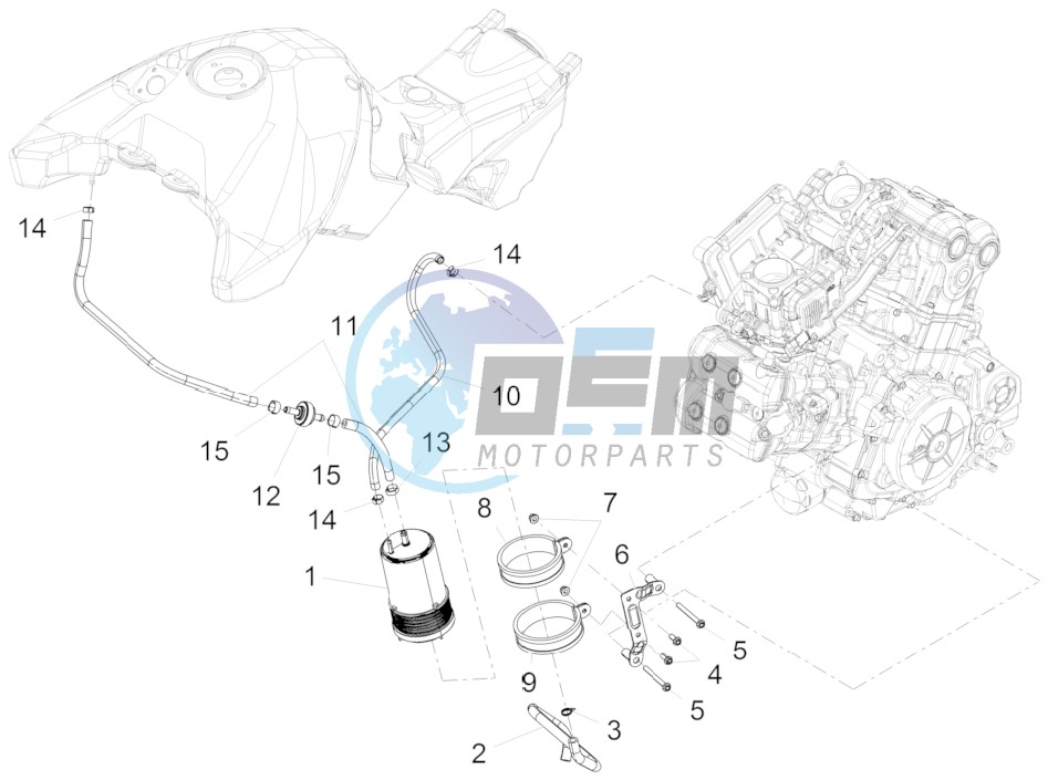 Fuel vapour recover system