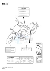 VZR1800 (E3) INTRUDER drawing LABEL (VZR1800ZL1 E33)