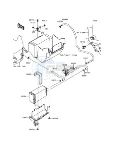 Z900 ABS ZR900BHF XX (EU ME A(FRICA) drawing Fuel Evaporative System