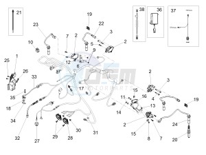 MGX 21 FLYING FORTRESS 1380 APAC drawing Front electrical system