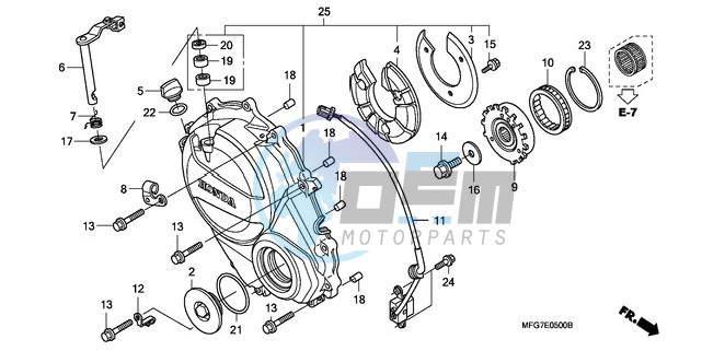 RIGHT CRANKCASE COVER