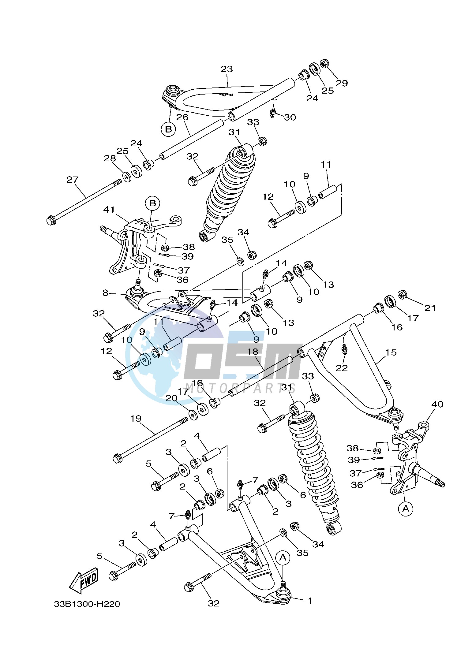 FRONT SUSPENSION & WHEEL