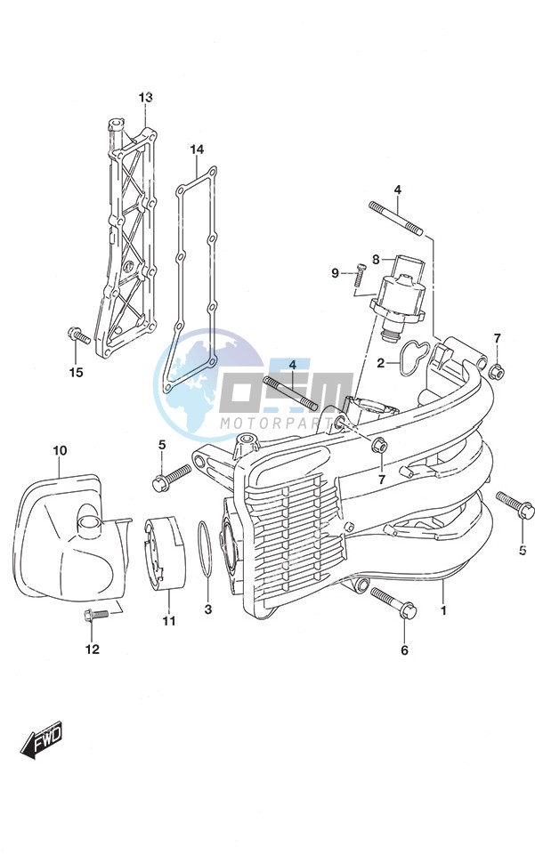 Intake Manifold/Silencer/Exhaust Cover