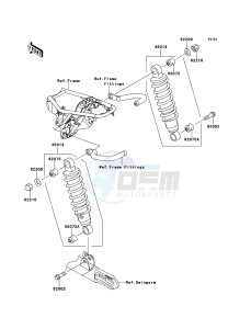 W800 EJ800ABS GB XX (EU ME A(FRICA) drawing Suspension/Shock Absorber