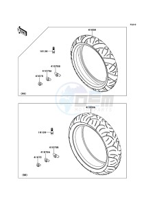 ER-6f ABS EX650DBF GB XX (EU ME A(FRICA) drawing Tires