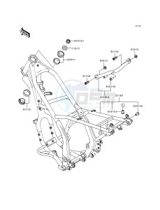 KDX 250 D [KDX250] (D1-D4) [KDX250] drawing FRAME