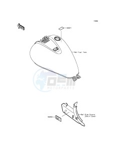 VULCAN 900 CUSTOM VN900CGF GB XX (EU ME A(FRICA) drawing Labels