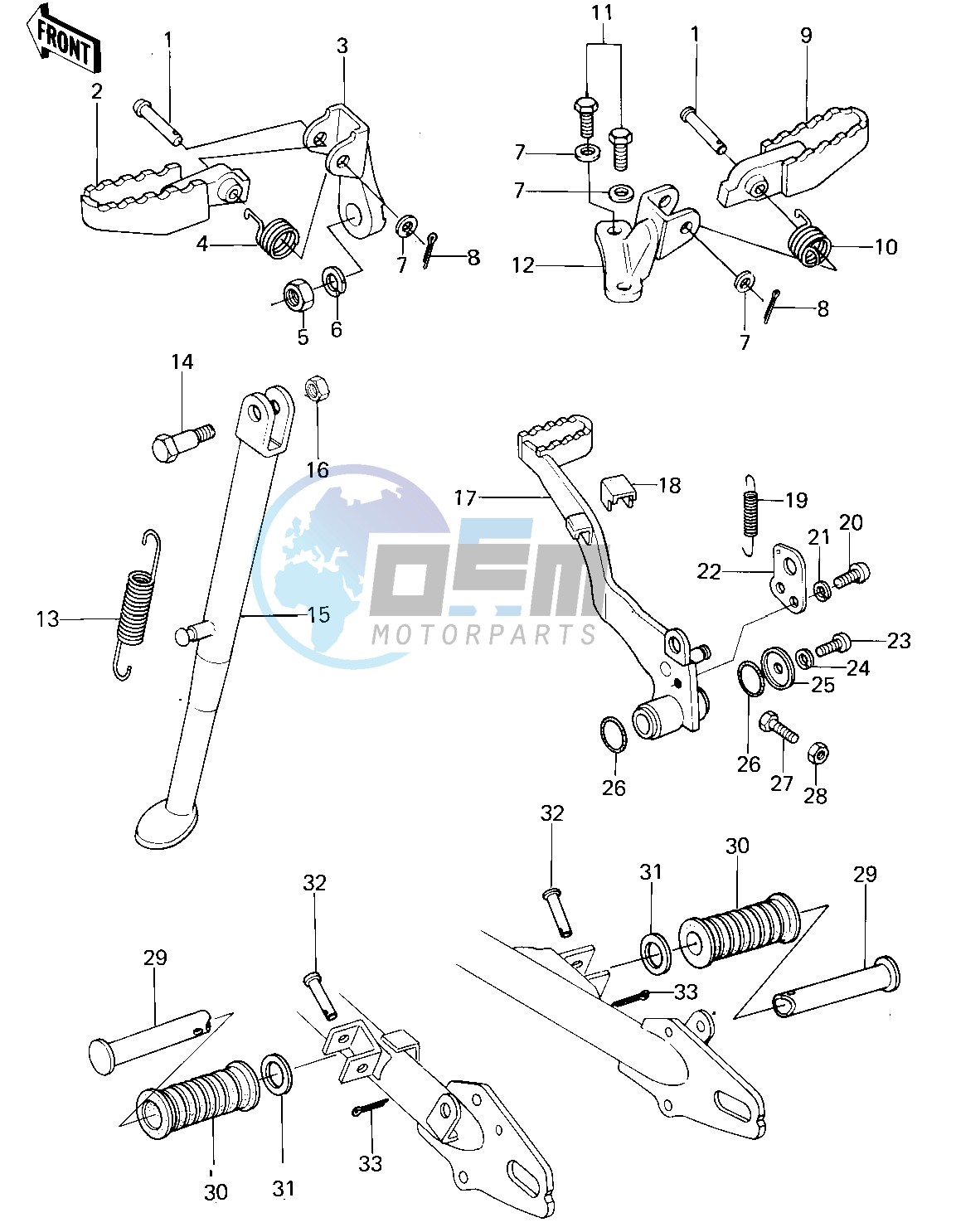 FOOTRESTS_STAND_BRAKE PEDAL