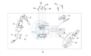 RST 1000 Futura drawing Lock hardware kit