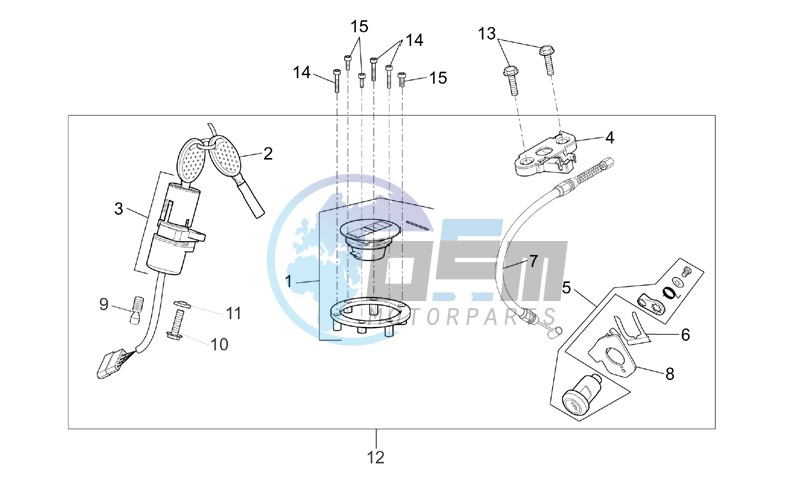 Lock hardware kit