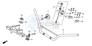 MT50F drawing HANDLE PIPE/TOP BRIDGE