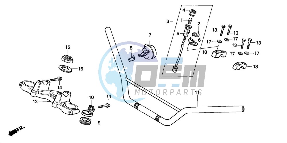 HANDLE PIPE/TOP BRIDGE