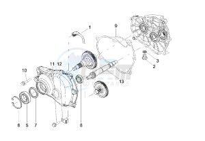 Runner VX 4T 125 drawing Gear group