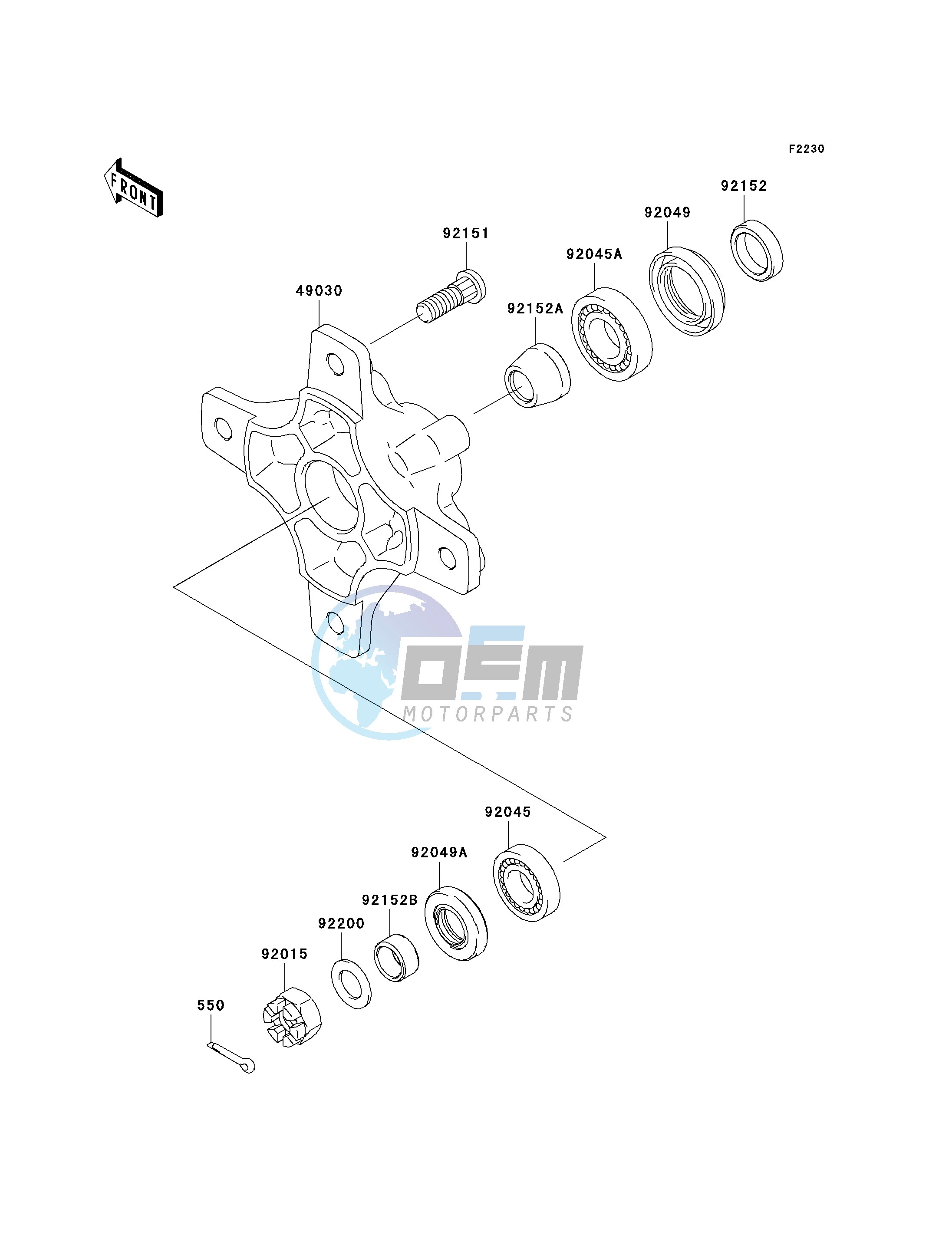 FRONT HUB