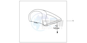 FES150A 125 S-WING drawing BACKREST