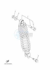 YP400RA XMAX 400 ABS (BL14) drawing REAR BRAKE CALIPER