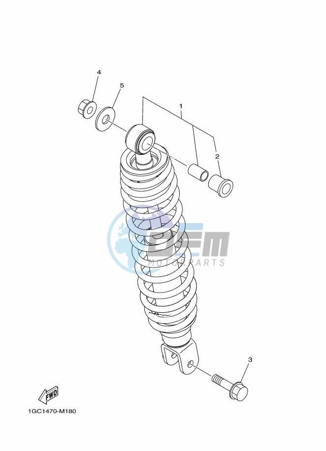 REAR BRAKE CALIPER