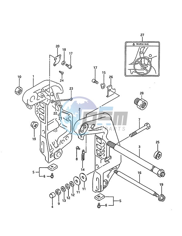 Clamp Bracket (1995 to 2000)