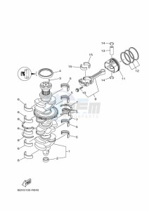 FL200FETX drawing CRANKSHAFT--PISTON