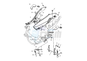 YP E MAJESTY 180 drawing STAND-FOODREST