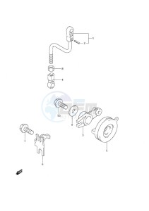 DF 9.9 drawing Throttle Control Non-Remote Control