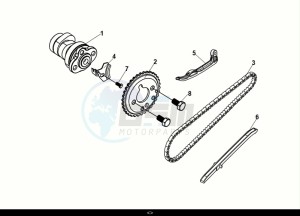 JET X 125 (XH12WW-EU) (E5) (M1) drawing CAM SHAFT-CYL. HEAD L. SIDE COVER