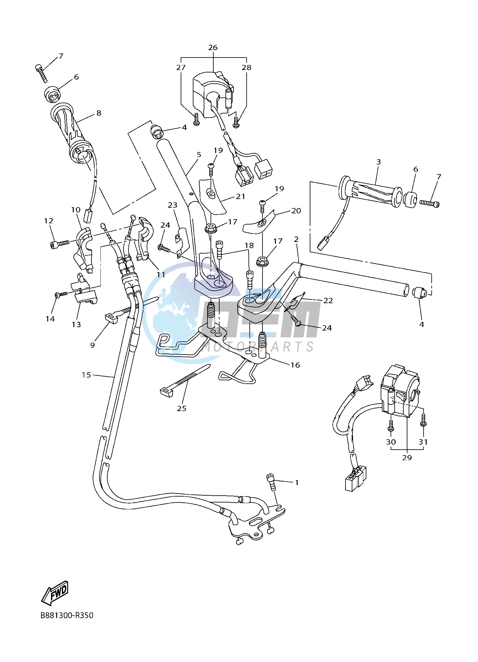 STEERING HANDLE & CABLE