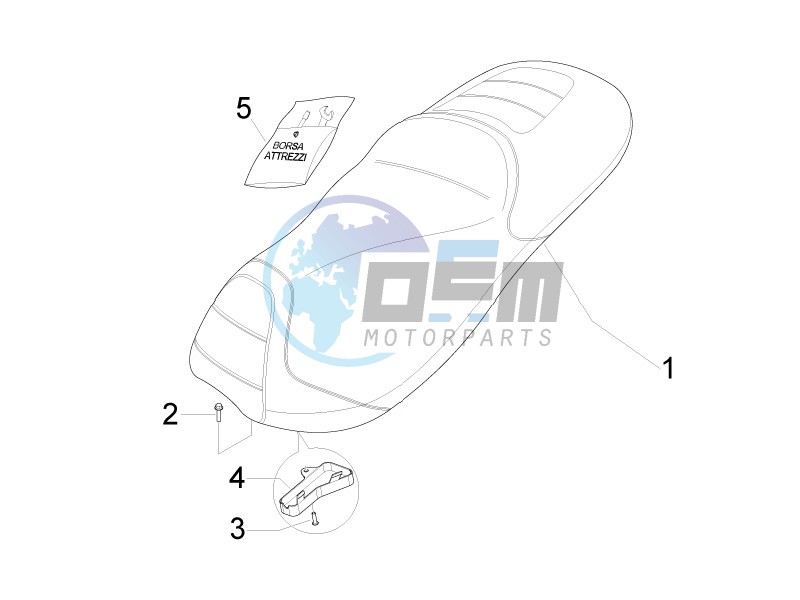 Saddle seats - Tool roll