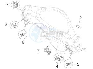 Fly 50 4t (USA) drawing Selectors - Switches - Buttons