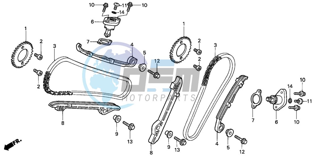 CAM CHAIN/TENSIONER