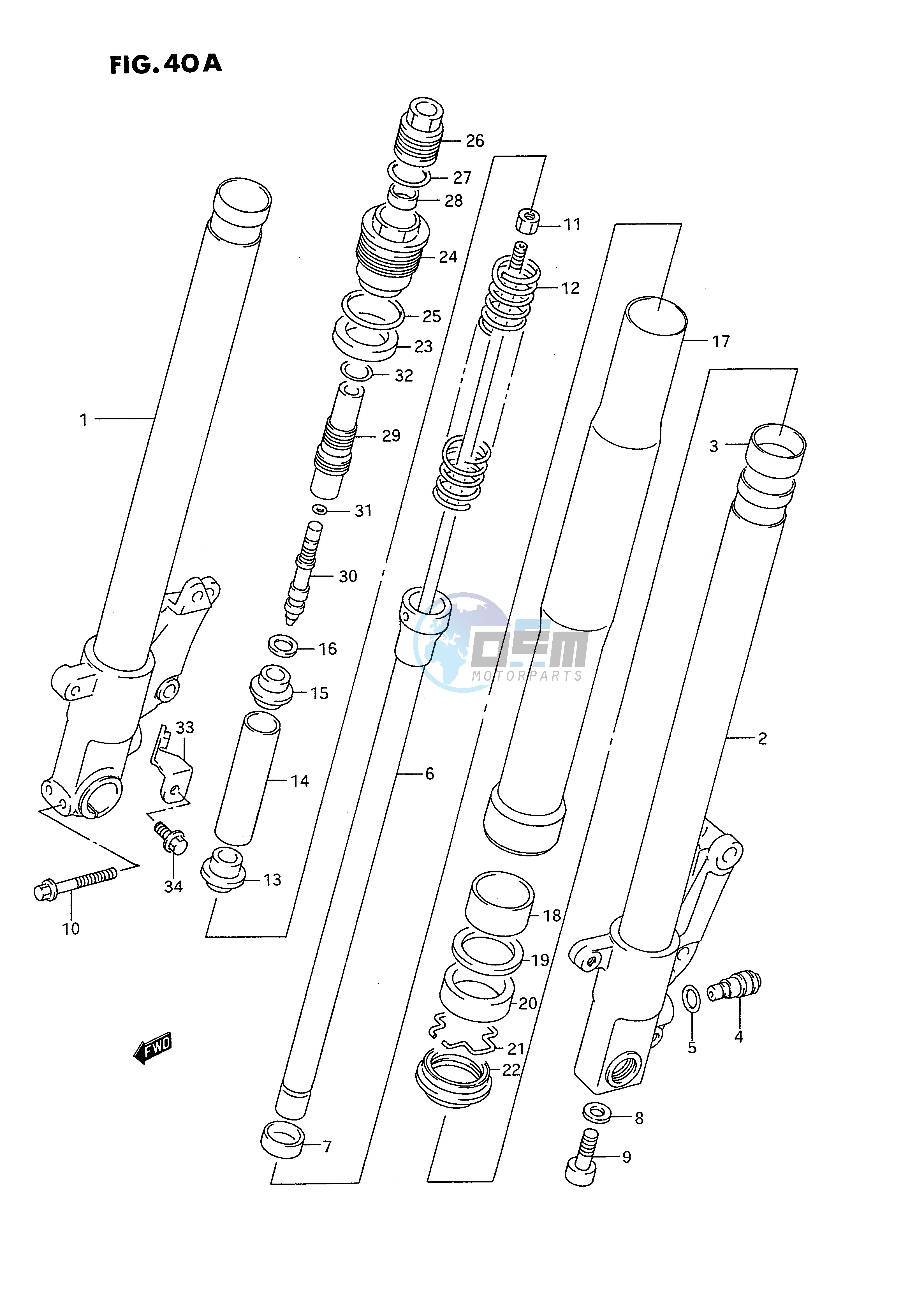 FRONT DAMPER (MODEL R S)