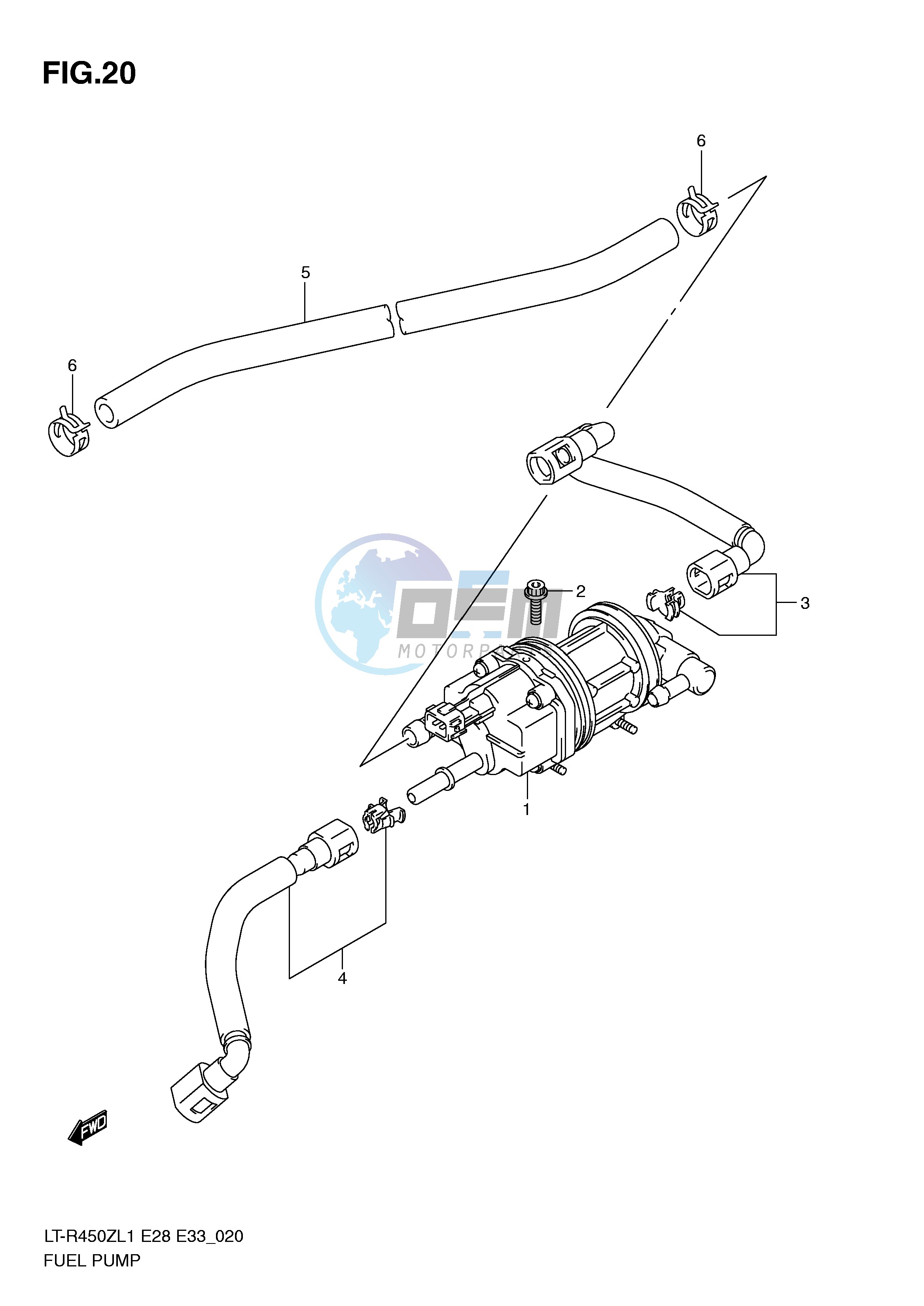 FUEL PUMP (LT-R450ZL1 E28)