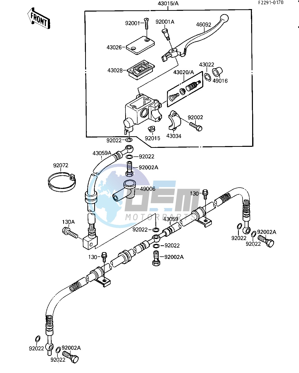 FRONT MASTER CYLINDER