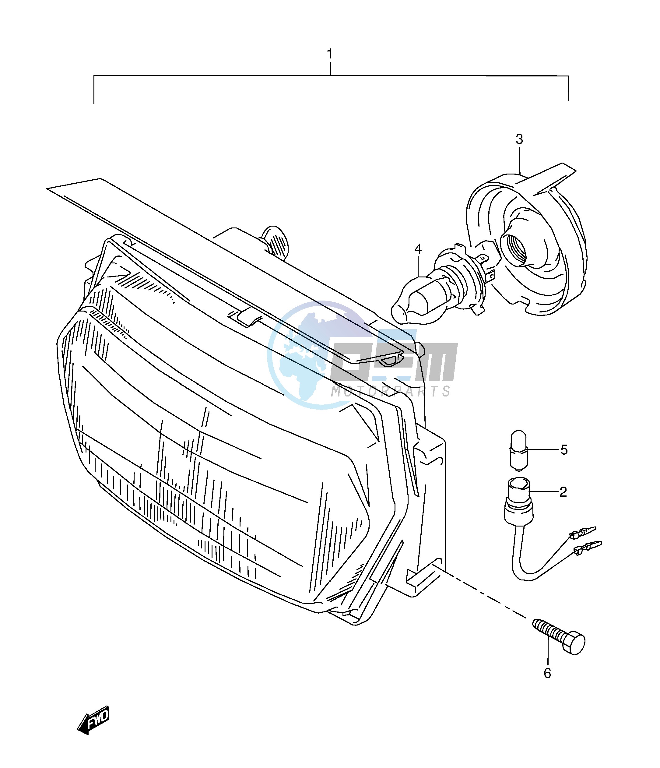 HEADLAMP (MODEL S)