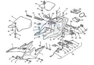 MITO EVOL.125 drawing REAR BODY