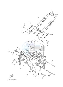 MT09 MT-09 STREET RALLY 900 (1RCW 1RCX) drawing FRAME