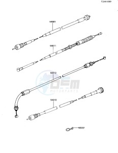 KZ 440 G (G1) drawing CABLES