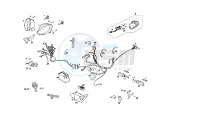 GPR REPLICA MALOSSI - 50 CC VTHGR1D1A 2T MALOSSI drawing ELECTRICAL DEVICES