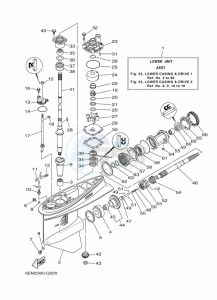 F130AETL drawing PROPELLER-HOUSING-AND-TRANSMISSION-1