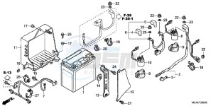 GL1800G GOLDWING 2ED drawing BATTERY