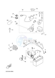 YP400R X-MAX 400 X-MAX 400 (1SD1 1SD1 1SD1) drawing ELECTRICAL 1