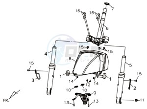 MIO 115 L7 drawing FRONT FORK  /  FRONT FENDER