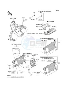 ER 650 A [ER-6N (EUROPEAN] (A6S-A8F) A7F drawing RADIATOR