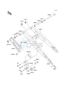 KX 60 B [KX60] (B10-B14) [KX60] drawing SWINGARM