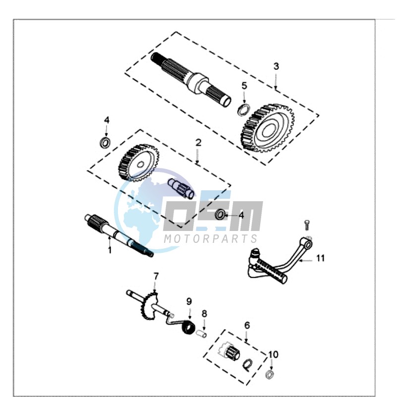 DRIVE SHAFTS / KICKSTARTER