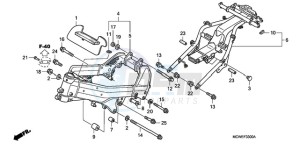 VFR8009 U / MME TWO drawing FRAME BODY