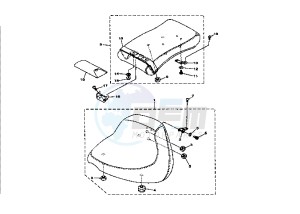 XVS A DRAG STAR CLASSIC 1100 drawing SEAT