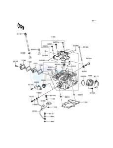 NINJA_250SL_ABS BX250BFS XX (EU ME A(FRICA) drawing Cylinder Head